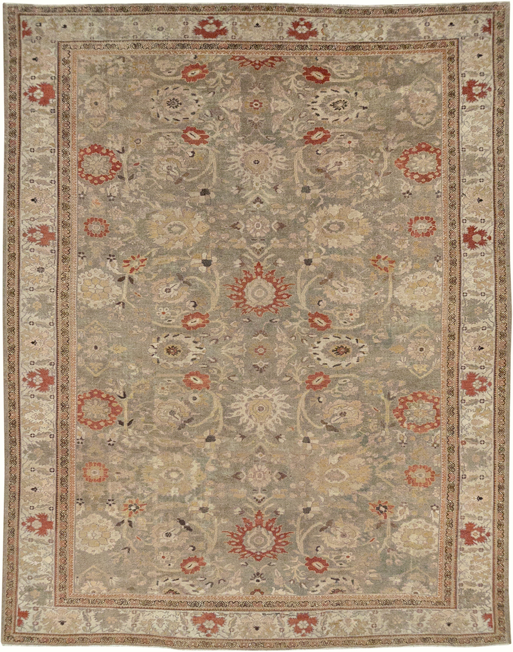 Antique Persian Sultanabad Large Room Size Carpet, No.24399 - Gsblank