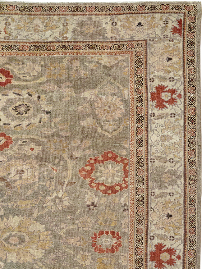 Antique Persian Sultanabad Large Room Size Carpet, No.24399 - Gsblank