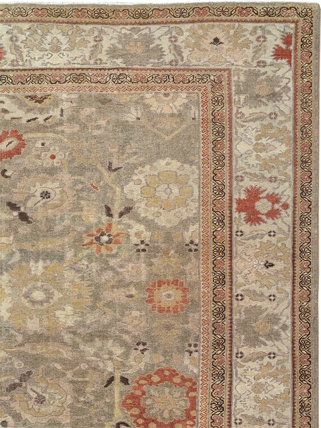 Antique Persian Sultanabad Large Room Size Carpet, No.24399 - Gsblank