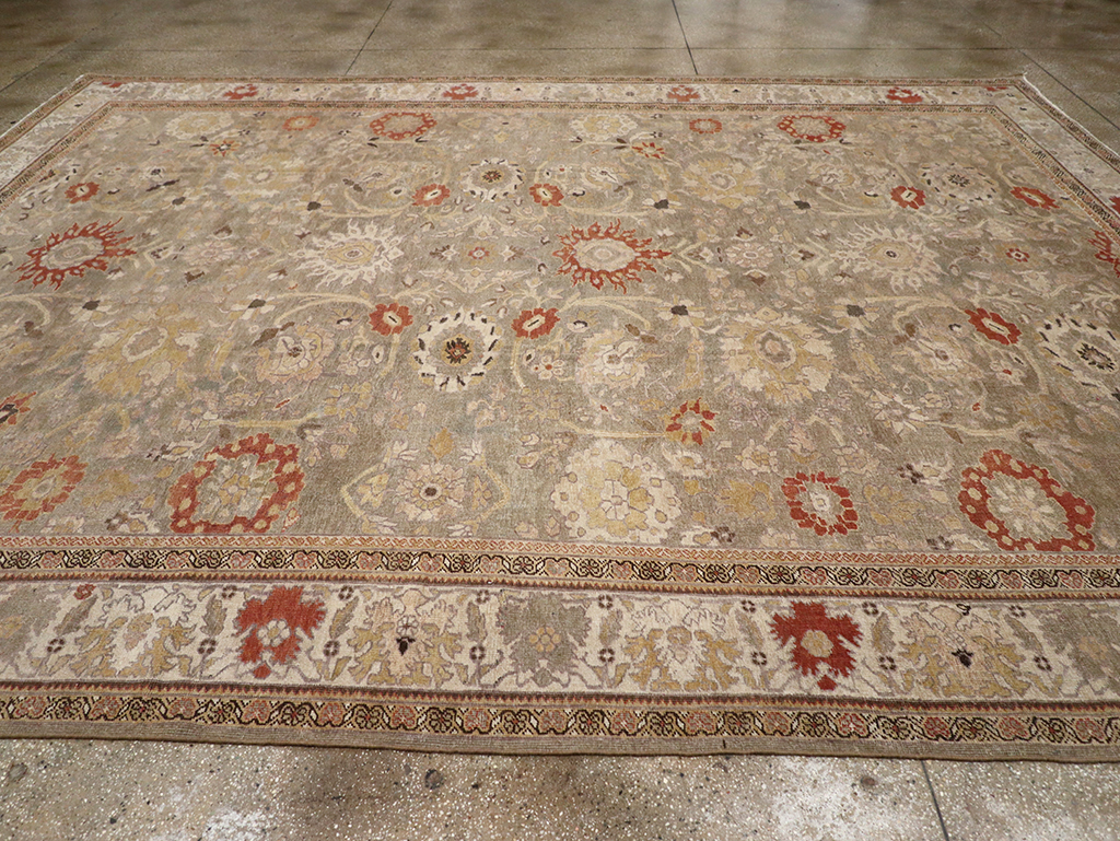 Antique Persian Sultanabad Large Room Size Carpet, No.24399 - Gsblank