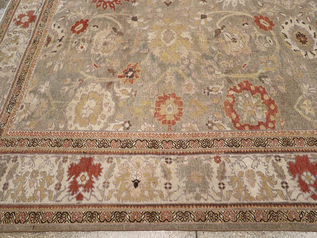 Antique Persian Sultanabad Large Room Size Carpet, No.24399 - Gsblank