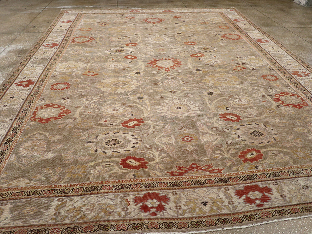 Antique Persian Sultanabad Large Room Size Carpet, No.24399 - Gsblank