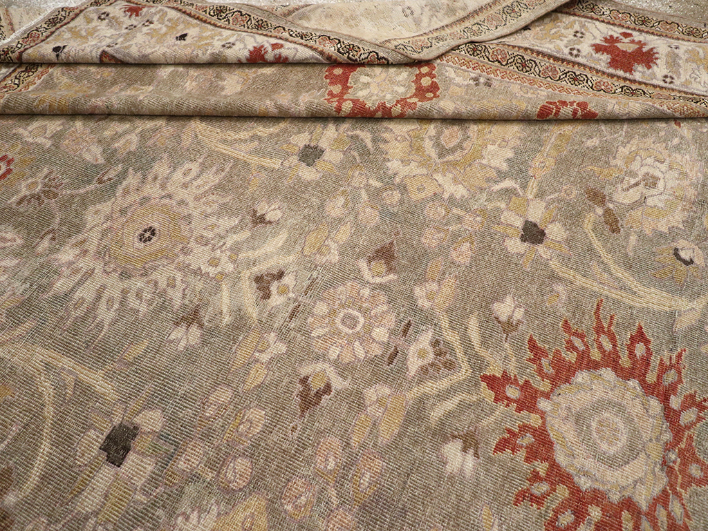 Antique Persian Sultanabad Large Room Size Carpet, No.24399 - Gsblank