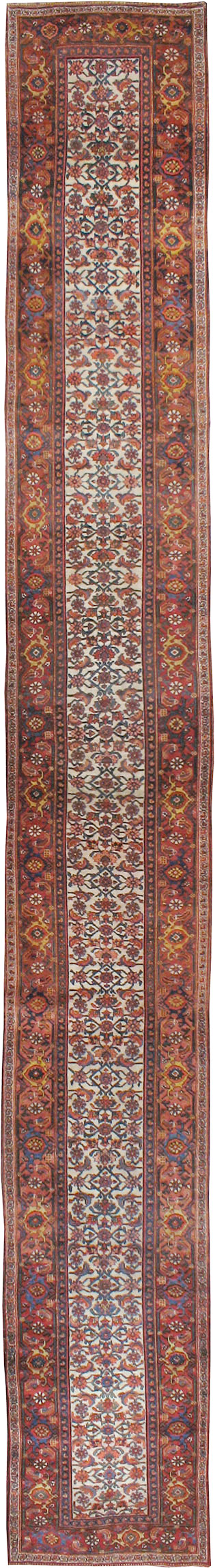 Antique Persian Bidjar Long Runner, No.24402 - Gsblank