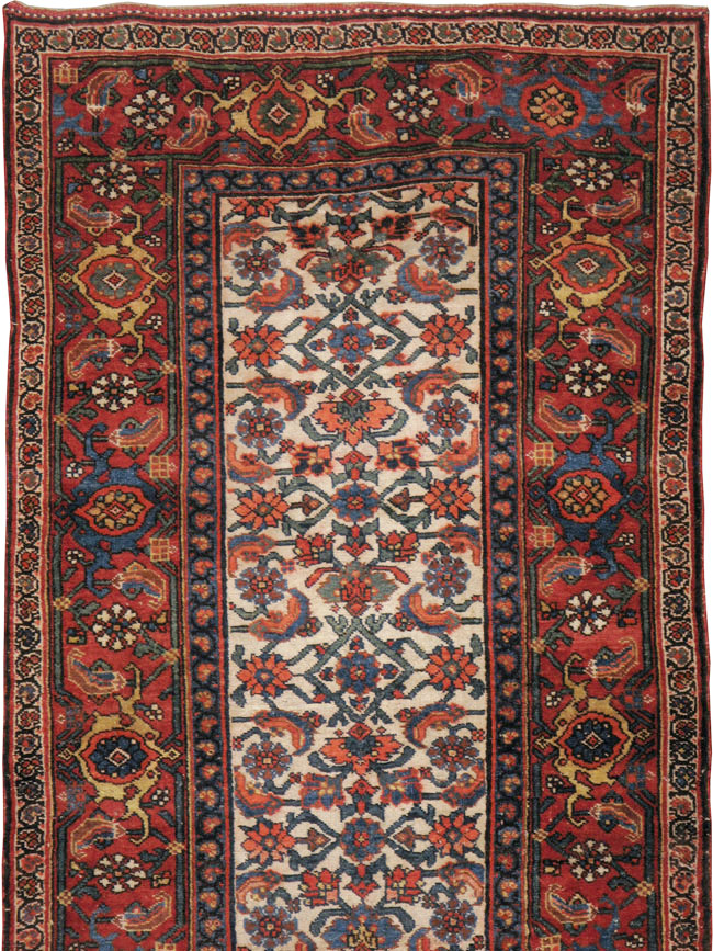 Antique Persian Bidjar Long Runner, No.24402 - Gsblank