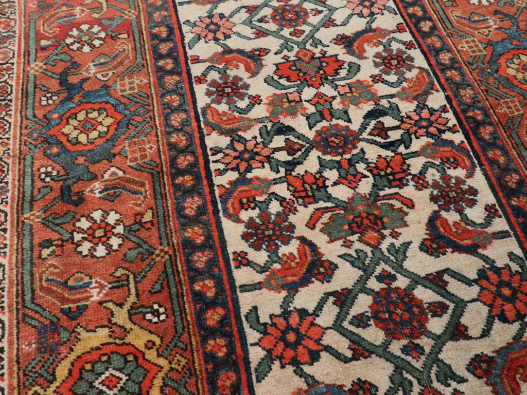 Antique Persian Bidjar Long Runner, No.24402 - Gsblank
