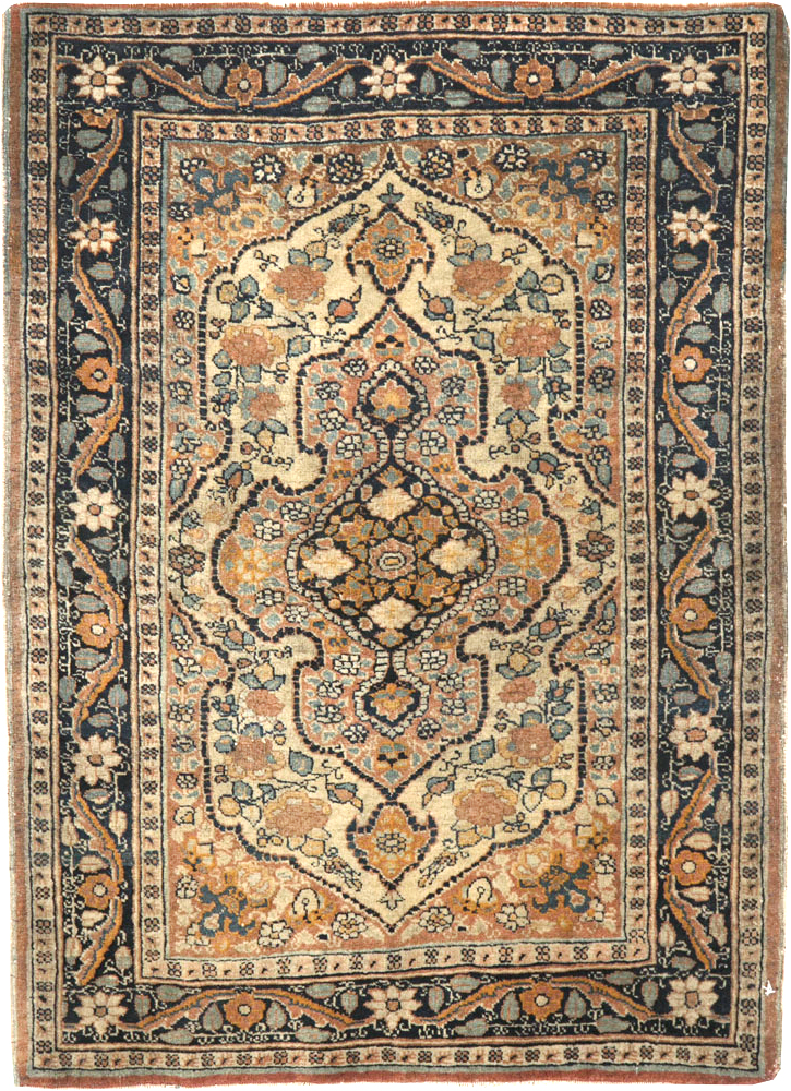 Antique Persian Tabriz Hagi Jilili Rug, No.24404 - Gsblank