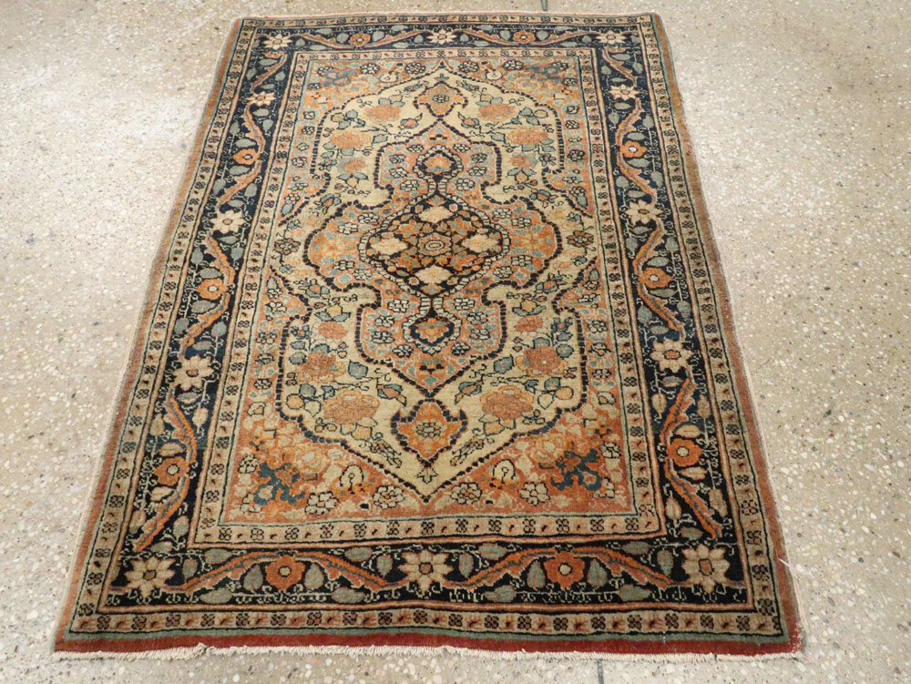 Antique Persian Tabriz Hagi Jilili Rug, No.24404 - Gsblank