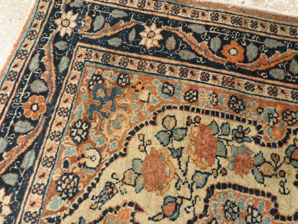 Antique Persian Tabriz Hagi Jilili Rug, No.24404 - Gsblank