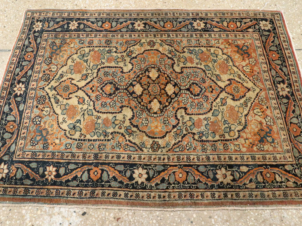 Antique Persian Tabriz Hagi Jilili Rug, No.24404 - Gsblank