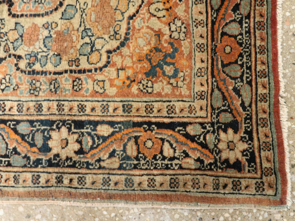 Antique Persian Tabriz Hagi Jilili Rug, No.24404 - Gsblank