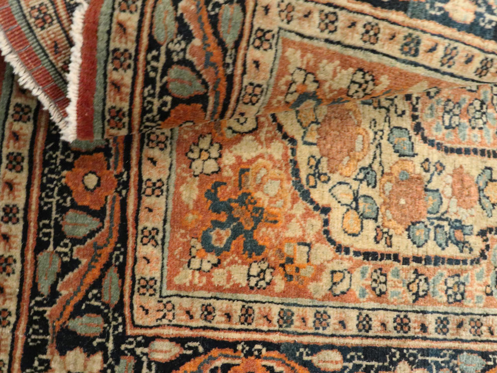Antique Persian Tabriz Hagi Jilili Rug, No.24404 - Gsblank