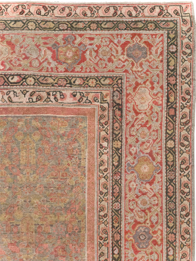 Antique Persian Mahal Gallery Carpet, No.24410 - Gsblank