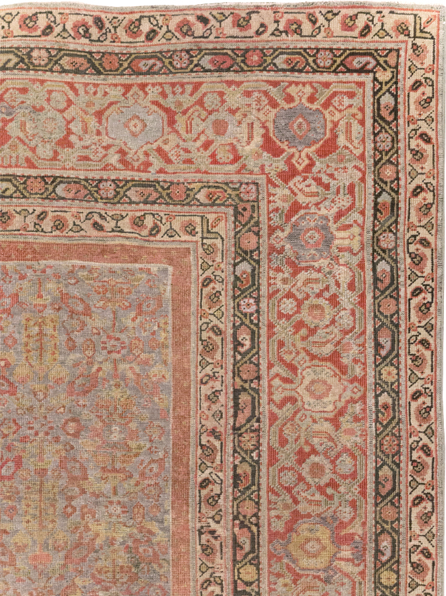 Antique Persian Mahal Gallery Carpet, No.24410 - Gsblank