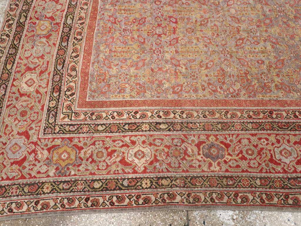 Antique Persian Mahal Gallery Carpet, No.24410 - Gsblank