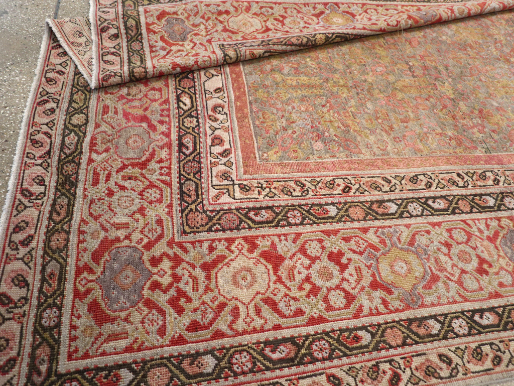 Antique Persian Mahal Gallery Carpet, No.24410 - Gsblank
