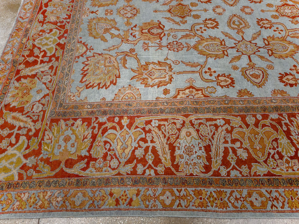 Antique Persian Bibikabad Room Size Carpet, No.24411 - Gsblank