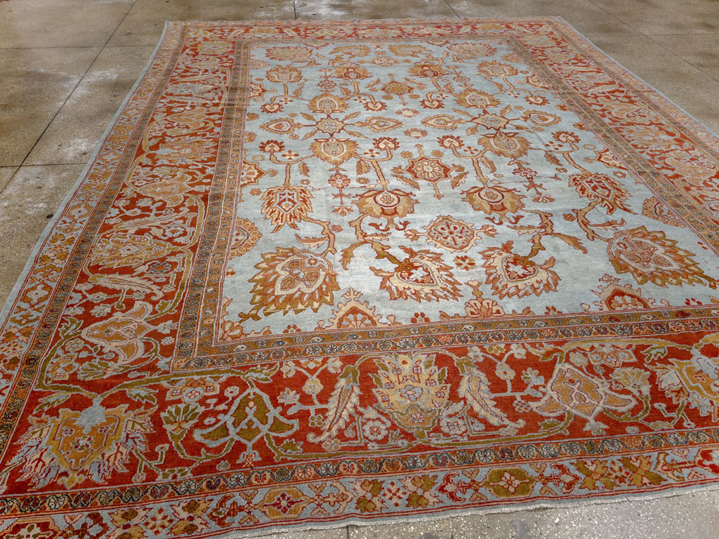 Antique Persian Bibikabad Room Size Carpet, No.24411 - Gsblank