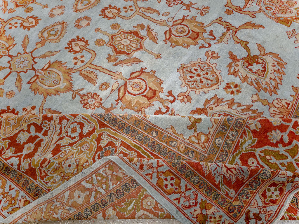 Antique Persian Bibikabad Room Size Carpet, No.24411 - Gsblank