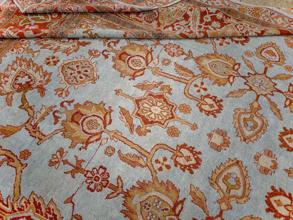 Antique Persian Bibikabad Room Size Carpet, No.24411 - Gsblank
