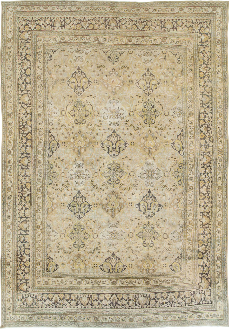 Antique Persian Dorokhsh Carpet, No.24413 - Gsblank