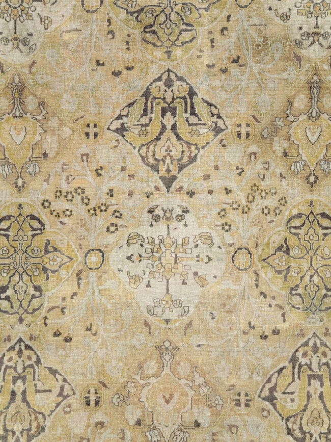 Antique Persian Dorokhsh Carpet, No.24413 - Gsblank