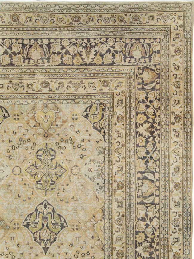 Antique Persian Dorokhsh Carpet, No.24413 - Gsblank
