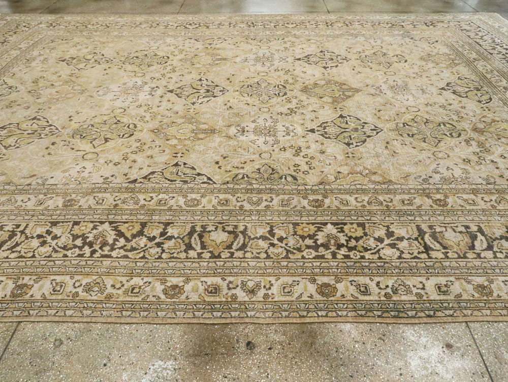 Antique Persian Dorokhsh Carpet, No.24413 - Gsblank
