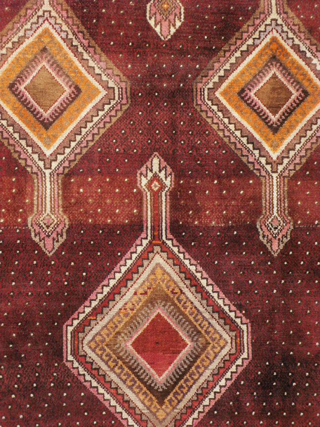 Vintage Turkish Anatolian Gallery Carpet, No.24418 - Gsblank