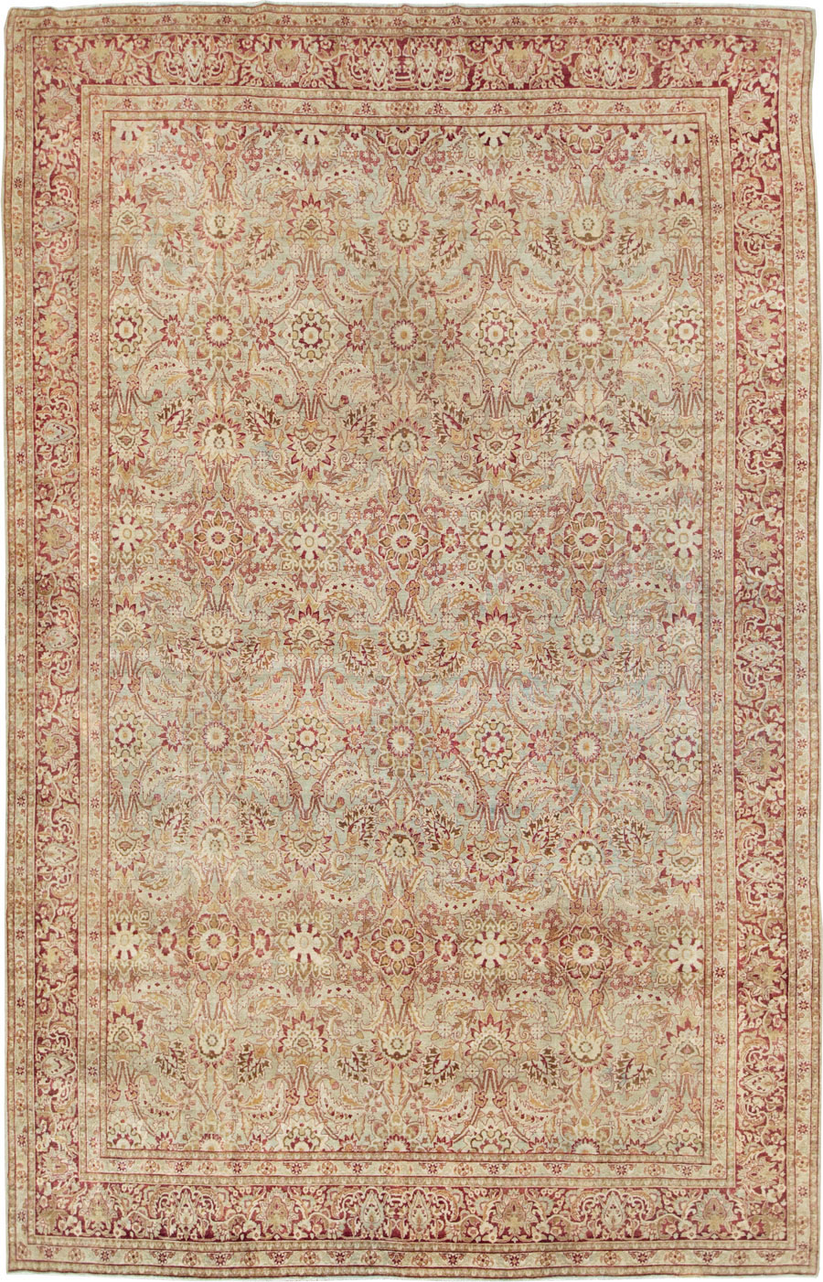 Antique Persian Lavar Kerman Carpet, No.24435 - Gsblank