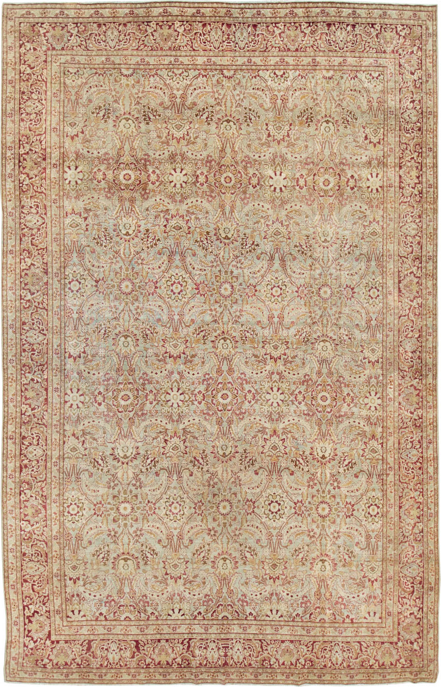 Antique Persian Lavar Kerman Carpet, No.24435 - Gsblank