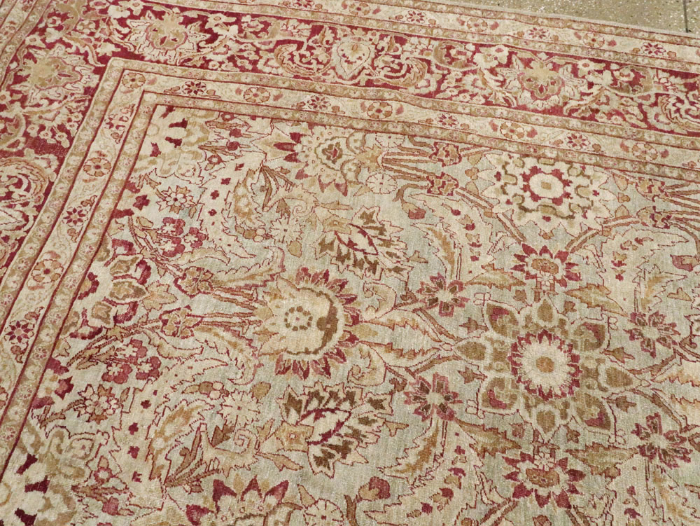 Antique Persian Lavar Kerman Carpet, No.24435 - Gsblank