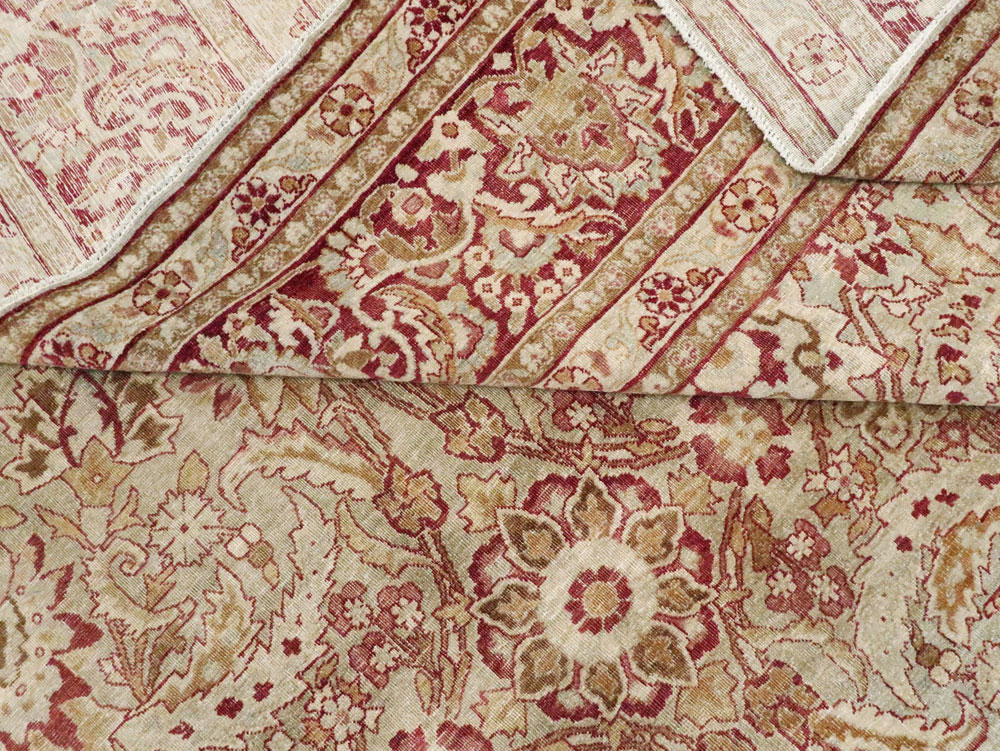 Antique Persian Lavar Kerman Carpet, No.24435 - Gsblank