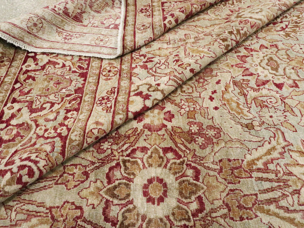 Antique Persian Lavar Kerman Carpet, No.24435 - Gsblank