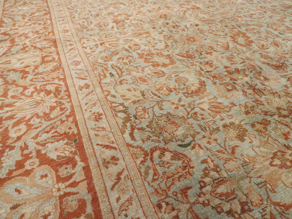 Antique Persian Tabriz Carpet, No.24439 - Gsblank