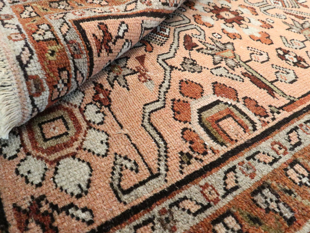 Vintage Persian Malayer Throw Rug, No.24447 - Gsblank