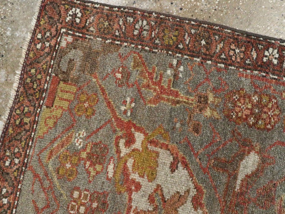Antique Persian Kurdish Rug, No.24452 - Gsblank