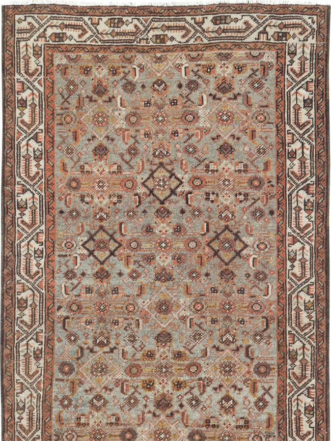 Vintage Persian Malayer Runner, No.24456 - Gsblank