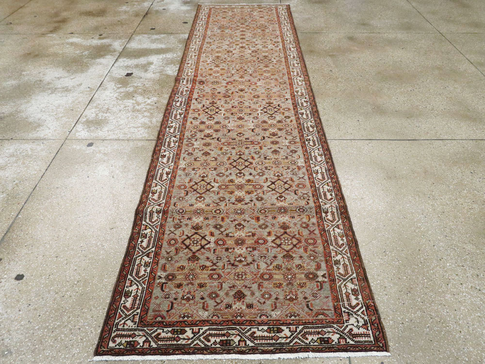 Vintage Persian Malayer Runner, No.24456 - Gsblank