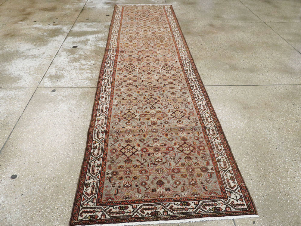 Vintage Persian Malayer Runner, No.24456 - Gsblank