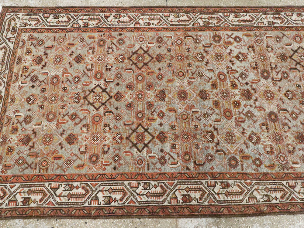 Vintage Persian Malayer Runner, No.24456 - Gsblank