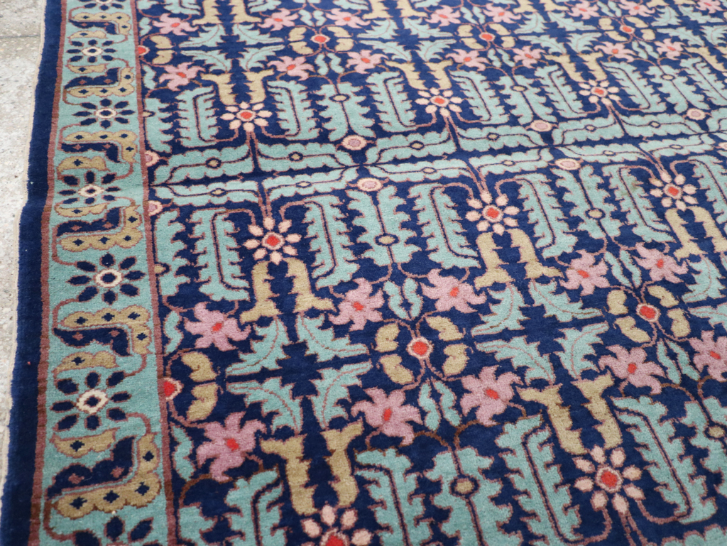 Vintage Persian Tabriz Rug, No.24457 - Gsblank