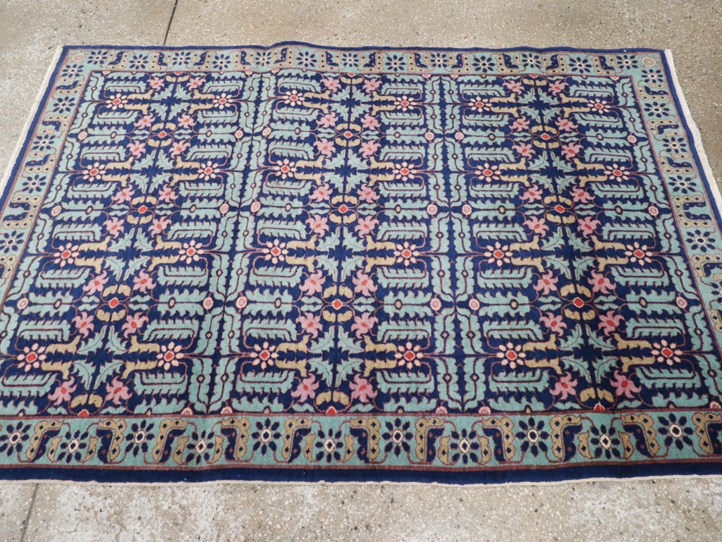 Vintage Persian Tabriz Rug, No.24457 - Gsblank