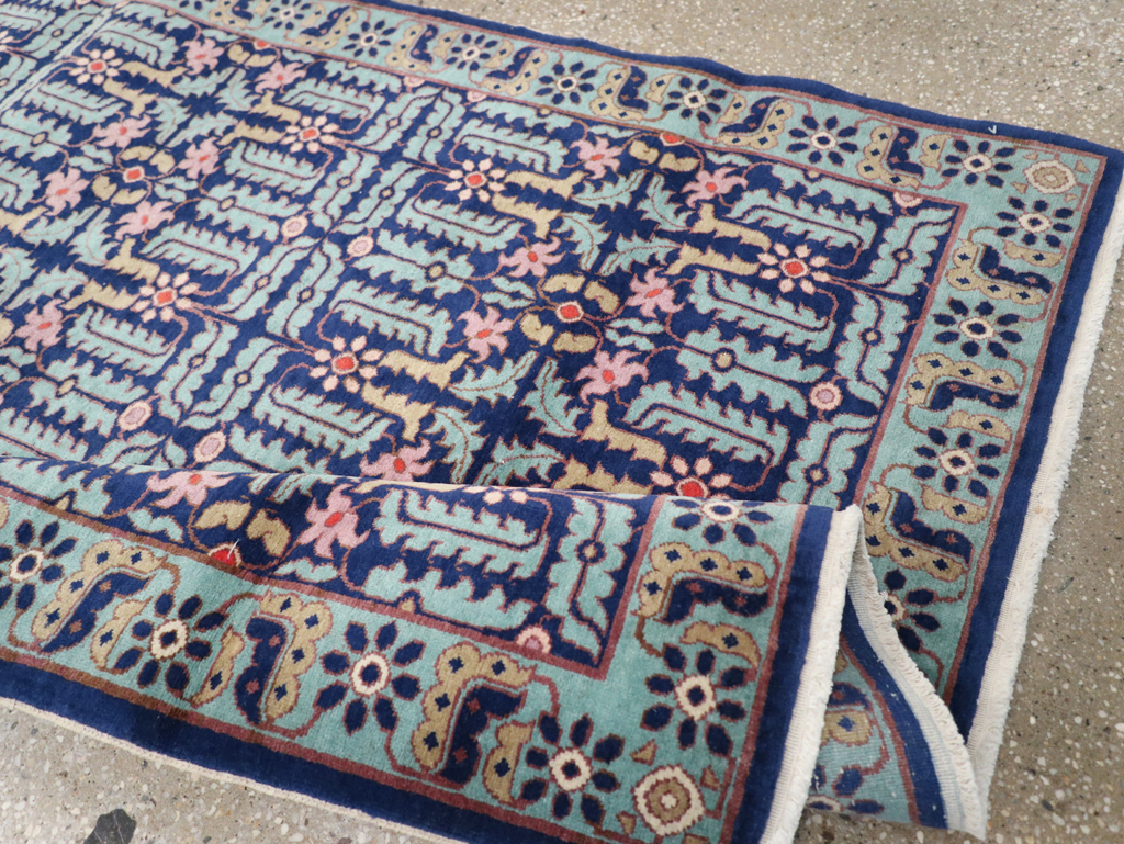 Vintage Persian Tabriz Rug, No.24457 - Gsblank