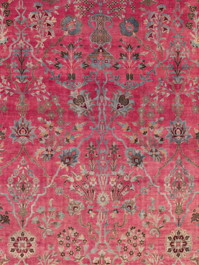 Antique Persian Lavar Kerman Carpet, No.24471 - Gsblank