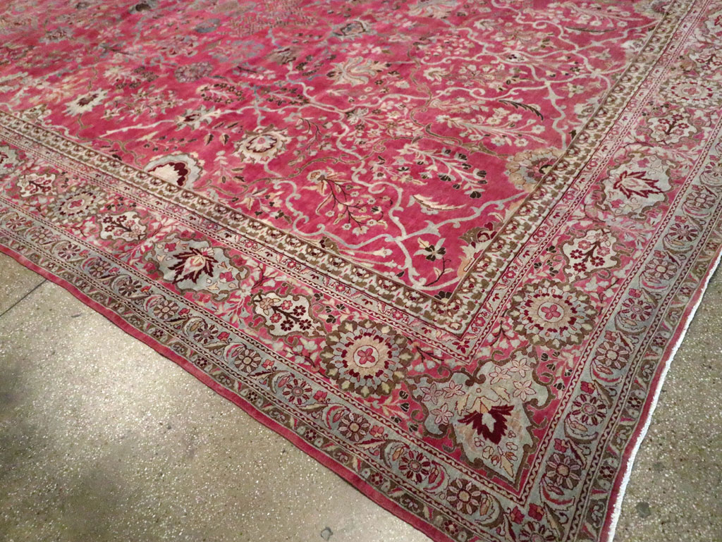 Antique Persian Lavar Kerman Carpet, No.24471 - Gsblank