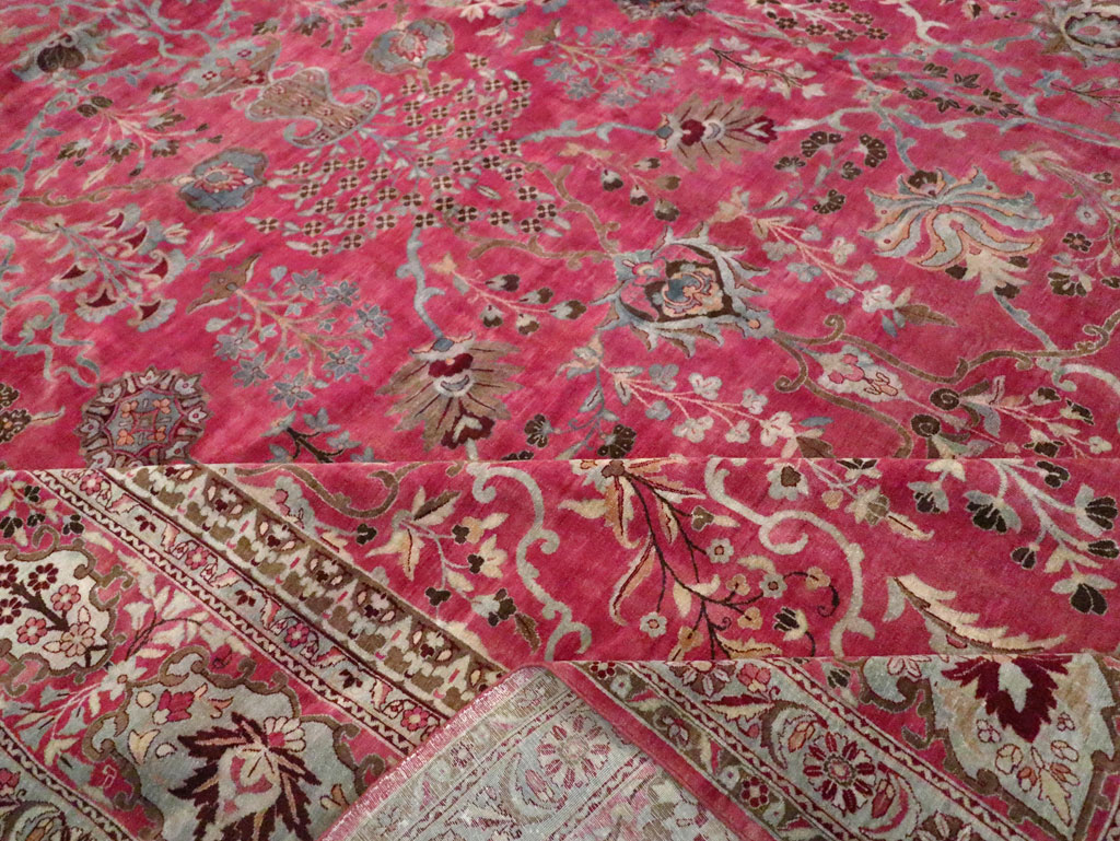 Antique Persian Lavar Kerman Carpet, No.24471 - Gsblank