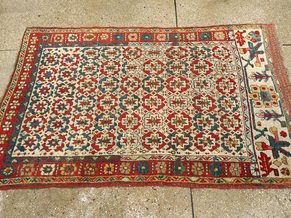 Antique Persian Kurd Bidjar Rug, No.24473 - Gsblank