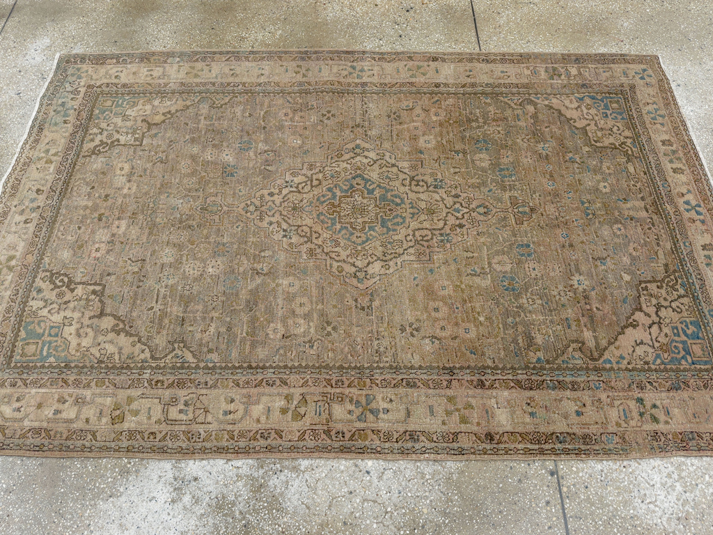Antique Persian Sarouk Fereghan Accent Rug, No.24479 - Gsblank