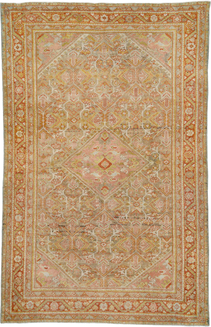 Antique Persian Mahal Rug, No.24480 - Gsblank